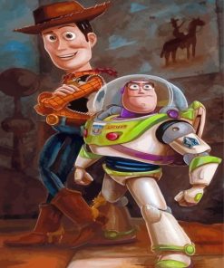 Buzz Lightyear And Woody Diamond Painting