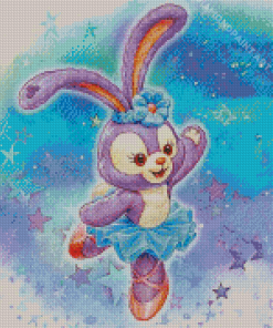 Dancing Stellalou Rabbit Diamond Painting