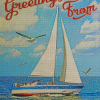 Boothbay Harbour Poster Diamond Painting