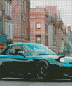 Mazda In The Street Diamond Painting