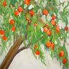 Peach Fruit Tree Diamond Painting