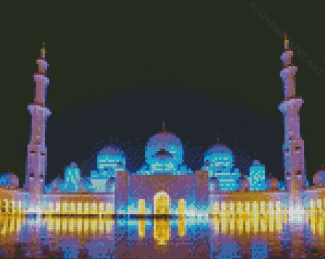 Sheikh Zayed Mosque Diamond Painting