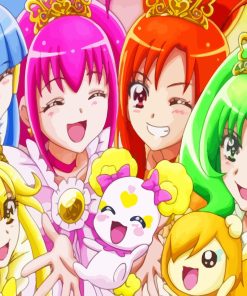 Smile Precure Characters Diamond Painting