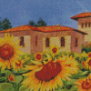 Sunflowers Tuscany Diamond Painting