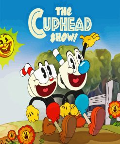 The Cuphead Show Poster Diamond Painting