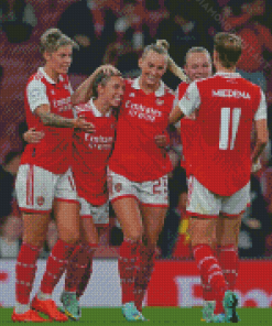Arsenal Women Team Diamond Painting