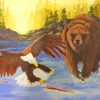Bear And Eagle Diamond Painting