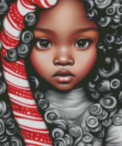 Black Girl Diamond Painting