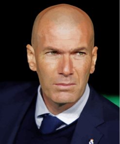 Cool Zinedine Zidane Diamond Painting