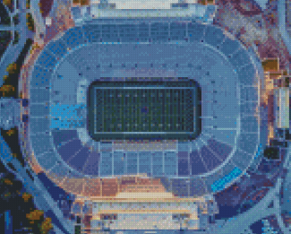 Notre Dame Stadium Diamond Painting