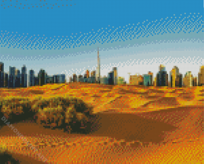 Arabian Desert Dubai City Diamond Painting