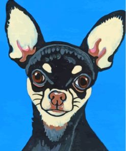 Black Chihuahua Diamond Painting