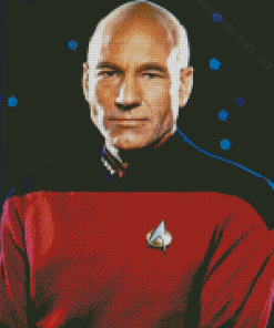 Captain Picard Diamond Painting
