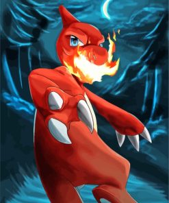 Charmeleon Fire Pokemon Diamond Painting
