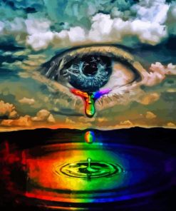 Crying Eye Art Diamond Painting