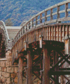 Japan Kintai Arch Bridge Diamond Painting