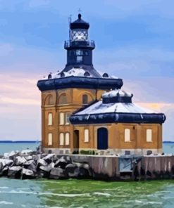 Ohio Toledo Lighthouse Diamond Painting