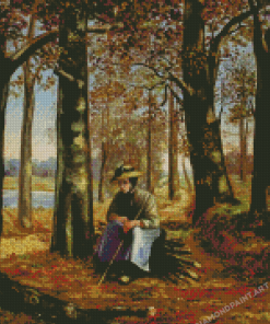 Old Woman In The Woods Diamond Painting