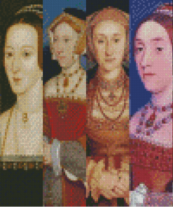 The King Henry VIII Six Wives Diamond Painting