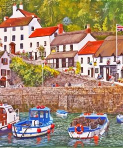The Lynmouth Harbour Diamond Painting