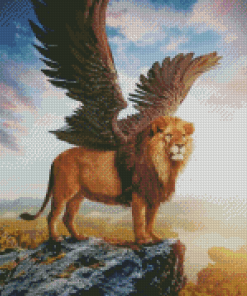 The Winged Lion Diamond Painting