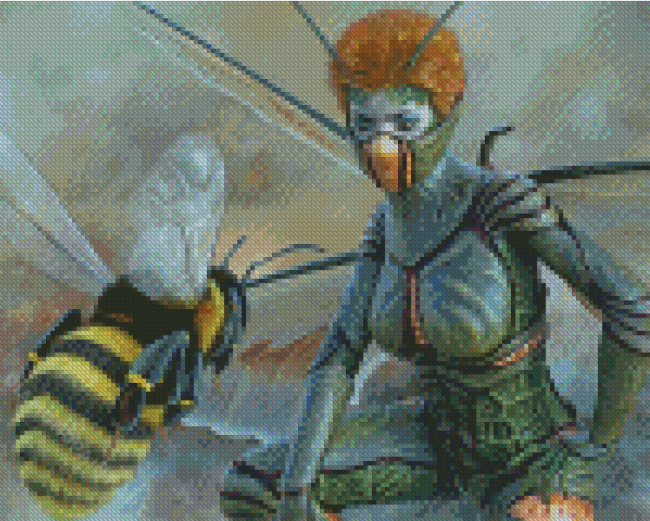 Woman Bee Diamond Painting
