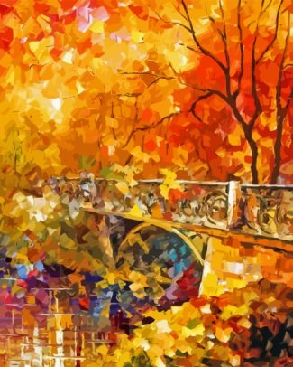 Aesthetic Fall Abstract Diamond Painting