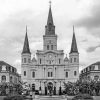 Black And White St Louis Cathedral Diamond Painting