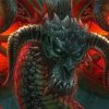 Fantasy Angry Dragon Diamond Painting