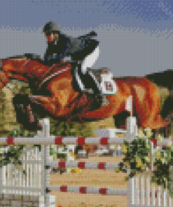 Horse Ride Event Show Diamond Painting