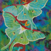 Lunar Moth Insects Diamond Painting