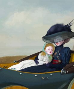 Mother And Daughter Ray Caesar Diamond Painting